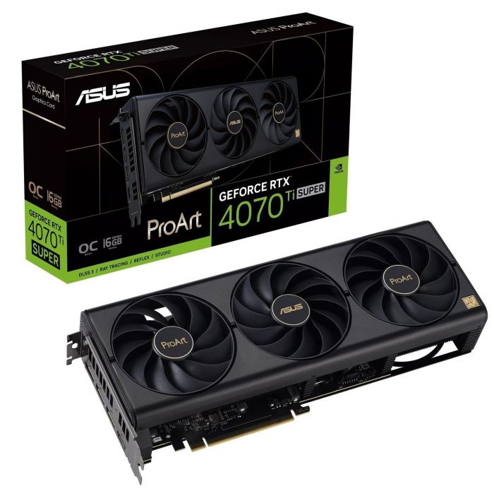 Відеокарта GF RTX 4070 Ti Super 16GB GDDR6X ProArt OC Asus (PROART-RTX4070TIS-O16G)