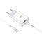 Мережевий зарядний пристрій Hoco C81A (2USB, 2.4А) White (C81ACW) + кабель Type-C