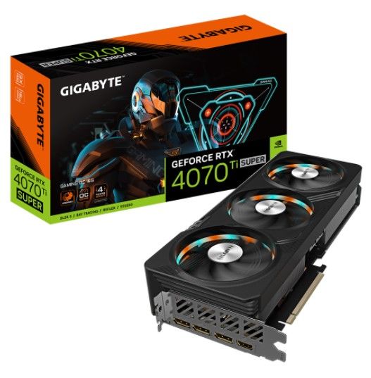 Відеокарта GF RTX 4070 Ti Super 16GB GDDR6X Gaming OC Gigabyte (GV-N407TSGAMING OC-16GD)