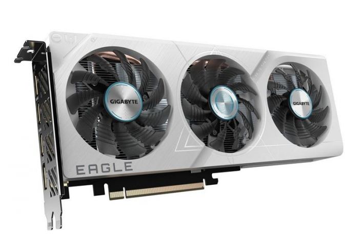 Відеокарта GF RTX 4060 8GB GDDR6 Eagle Ice OC Gigabyte (GV-N4060EAGLEOC ICE-8GD)