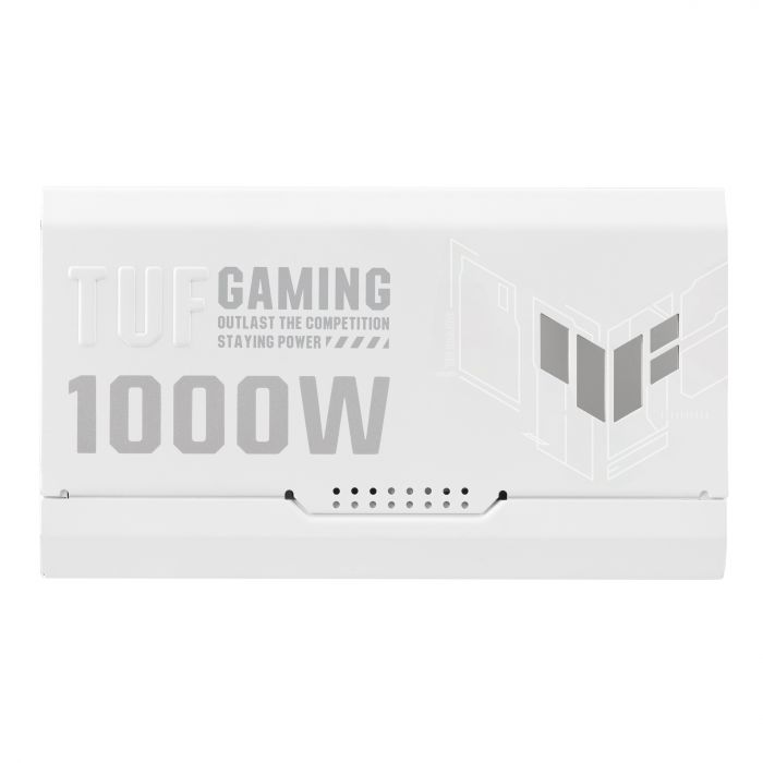 Блок живлення Asus TUF-GAMING-1000G-WHITE PCIE5 1000W Gold (90YE00S5-B0NA00)