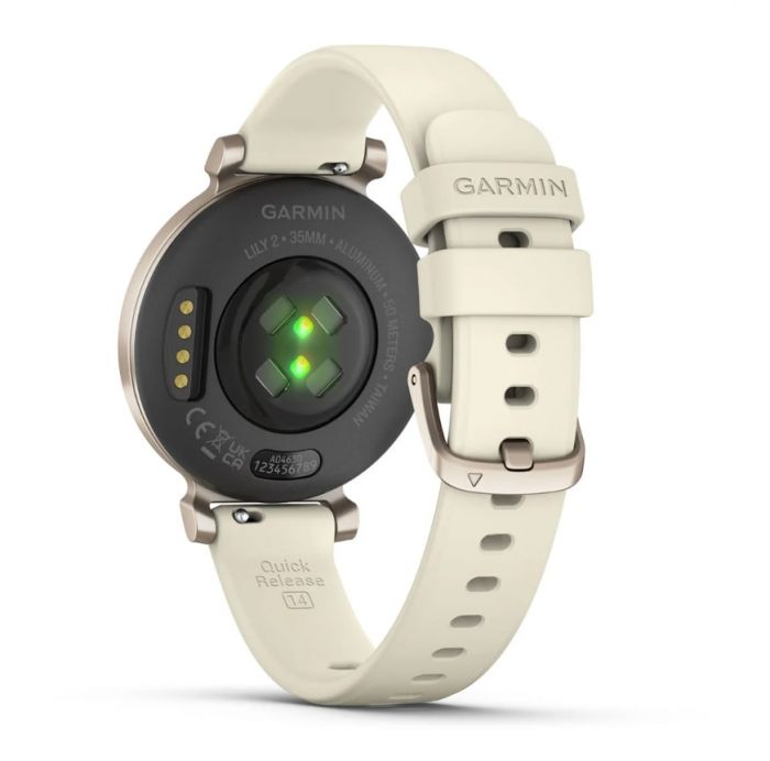 Смарт-годинник Garmin Lily 2 Cream Gold with Coconut Silicone Band (010-02839-20)