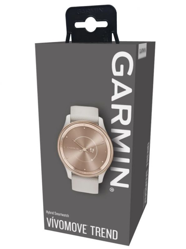 Смарт-годинник Garmin Vivomove Trend White Cream (010-02665-01)