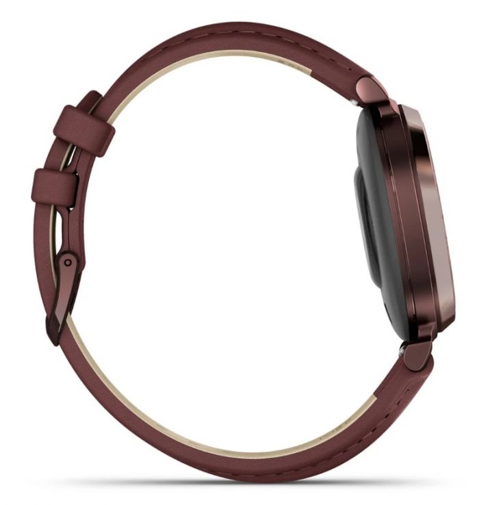 Смарт-годинник Garmin Lily 2 Dark Bronze with Mulberry Leather Band (010-02839-61)