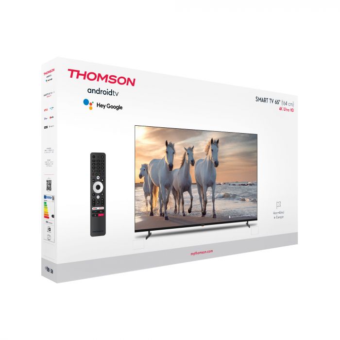 Телевiзор Thomson Android TV 65" UHD 65UA5S13