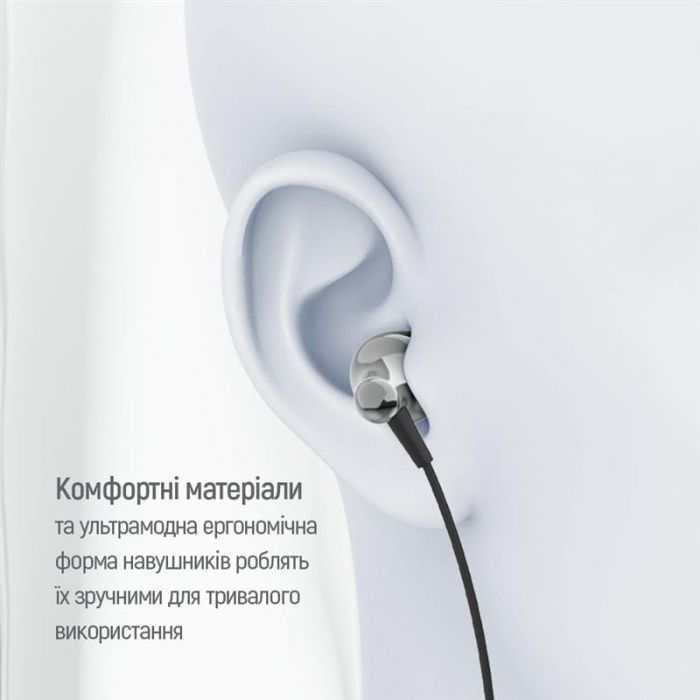 Гарнітура СolorWay Slim 3.5 mm Wired Earphone Blast 1 Black (CW-WD01BK)