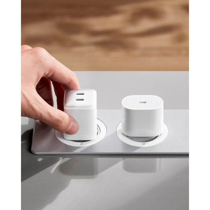 Мережевий зарядний пристрій Anker PowerPort 521 Nano Pro White, 40 W, 2хUSB Type-C (A2038G21)