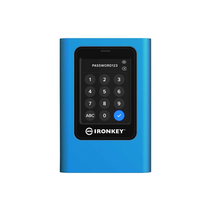 Накопичувач зовнішній SSD Portable USB  480GB Kingston IronKey Vault Privacy 80 (IKVP80ES/480G)