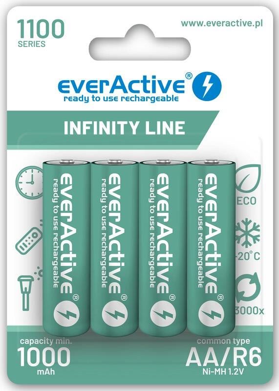 Акумулятор everActive AA/HR06 Ni-MH 1100mAh BL 4шт