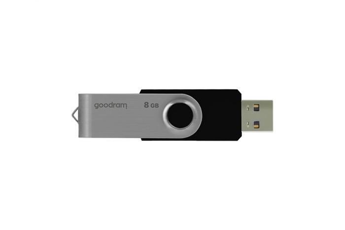 Флеш-накопичувач USB2.0  8GB GOODRAM UTS2 (Twister) Black (UTS2-0080K0R11)