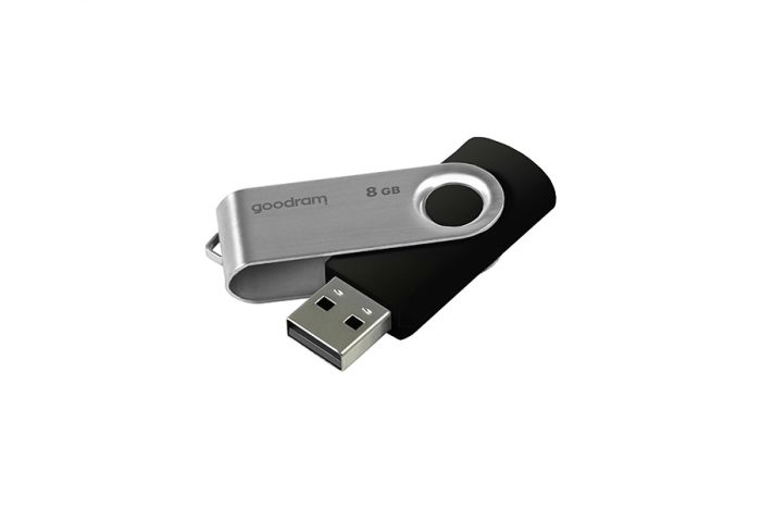 Флеш-накопичувач USB2.0  8GB GOODRAM UTS2 (Twister) Black (UTS2-0080K0R11)