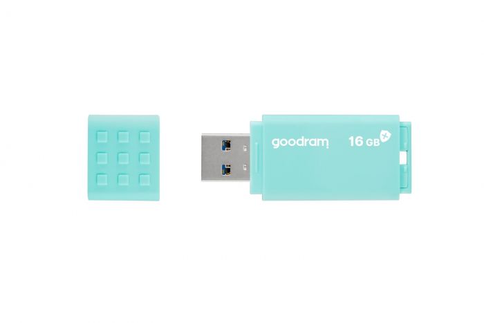 Флеш-накопичувач USB3.2 16GB GOODRAM UME3 Care Green (UME3-0160CRR11)