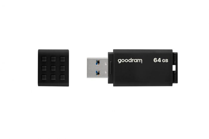 Флеш-накопичувач USB3.2 64GB GOODRAM UME3 Black (UME3-0640K0R11)