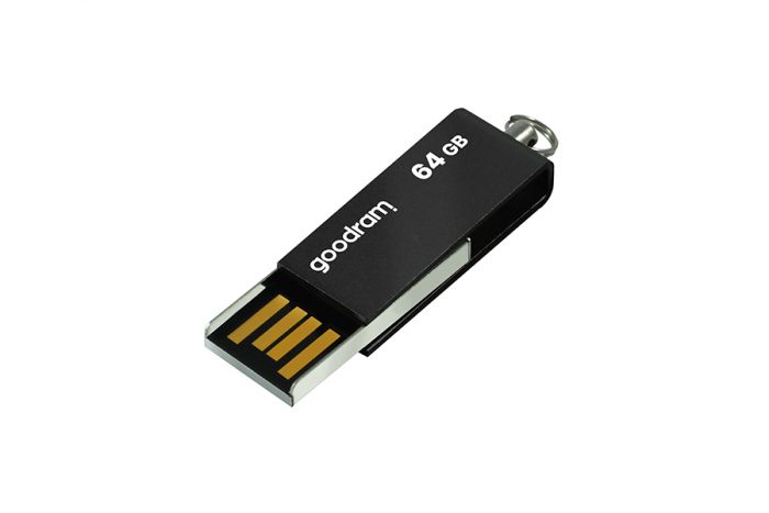 Флеш-накопичувач USB2.0 64GB GOODRAM UCU2 (Cube) Black (UCU2-0640K0R11)