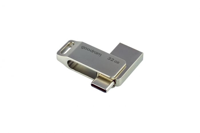 Флеш-накопичувач USB3.2 32GB OTG Type-C GOODRAM ODA3 Silver (ODA3-0320S0R11)