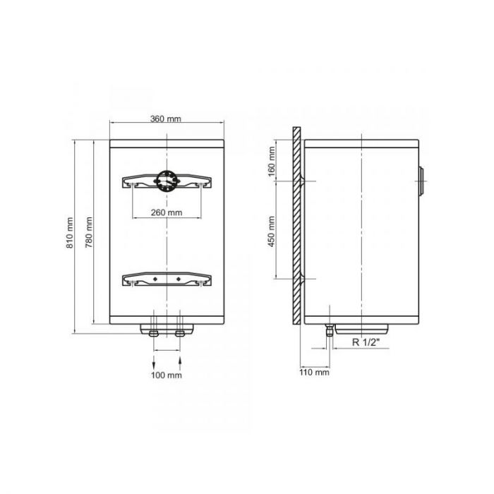 Водонагрівач Thermex ID 100 V (Smart)