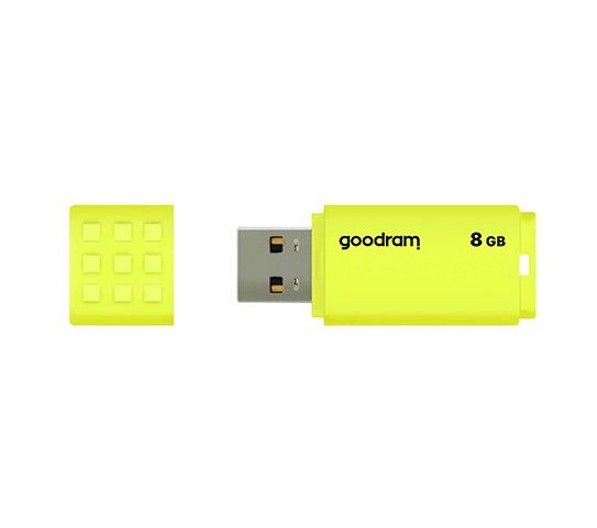 Флеш-накопичувач USB2.0  8GB GOODRAM UME2 Yellow (UME2-0080Y0R11)