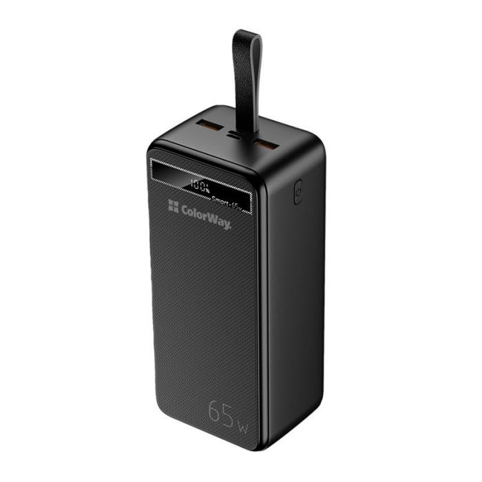 Універсальна мобільна батарея ColorWay Powerful 40000mAh Black (CW-PB400LPA4BK-PDD)