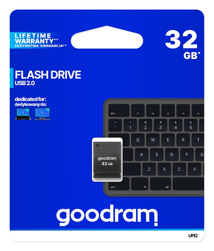 Флеш-накопичувач USB2.0 32GB GOODRAM UPI2 (Piccolo) Black (UPI2-0320K0R11)