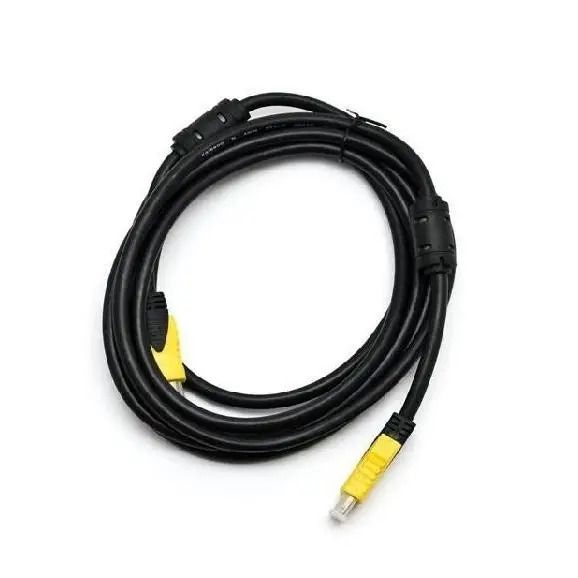 Кабель Gresso H3009 HDMI - HDMI (M/M), 2 фериту, обплетення, 3м, круглий (2000700002197)