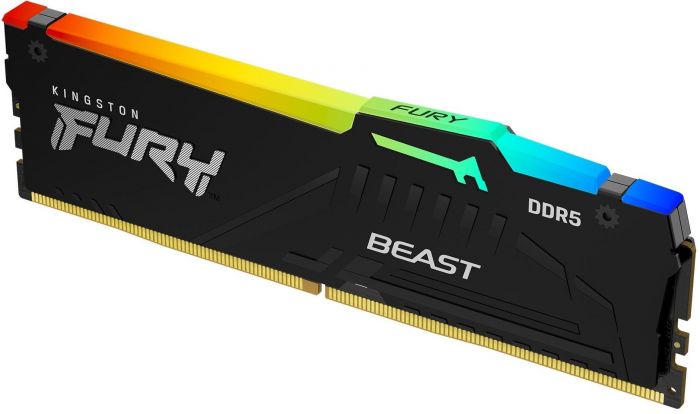 Модуль пам`яті DDR5 2x32GB/6000 Kingston Fury Beast RGB (KF560C30BBAK2-64)