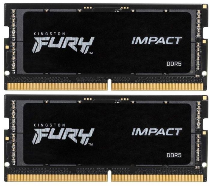 Модуль пам`ятi SO-DIMM 2x32GB/5600 DDR5 Kingston Fury Impact (KF556S40IBK2-64)