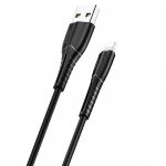 Кабель Usams US-SJ364 USB - Lightning (M/M), 1 м, Black (SJ364USB01)