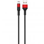 Кабель Usams US-SJ220 USB - Lightning (M/M), 1.2 м, Red (SJ220IP02)