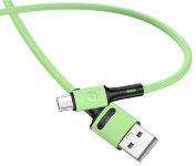Кабель Usams US-SJ435 USB - Micro USB (M/M), 1 м, Green (SJ435USB02)