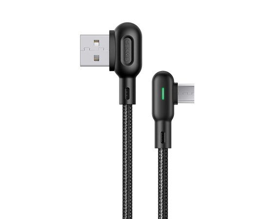 Кабель Usams US-SJ458 USB - Micro USB, 1.2 м, Black (SJ458USB01)