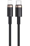 Кабель Usams US-SJ484 USB Type-C - Lightning (M/M), 1.2 м, Black (SJ484USB01)