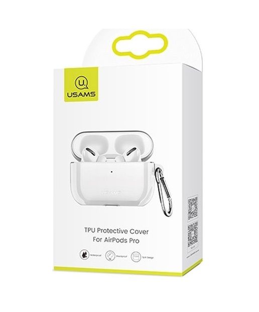 Чохол Usams US-BH570A Silicon для Apple AirPods Pro Transparent (BH570AP01)