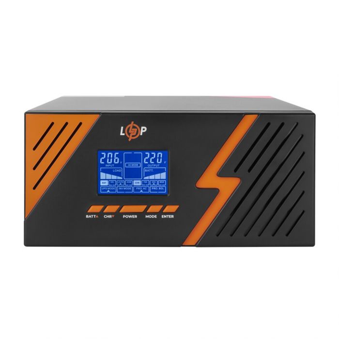 Джерело безперебійного живлення LogicPower LPM-PSW-1500VA (1050 Вт) Black