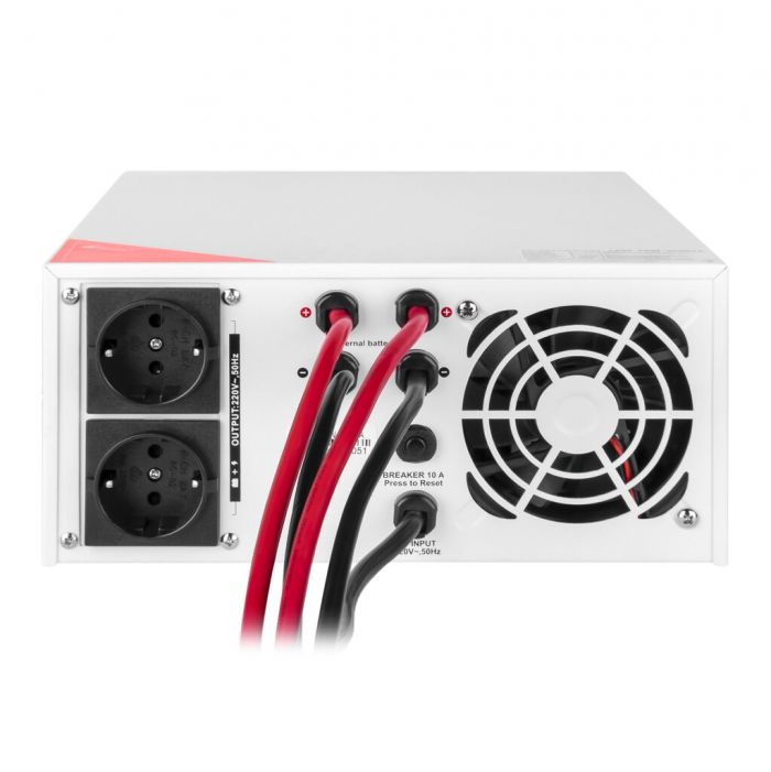 Джерело безперебійного живлення LogicPower LPM-PSW-1500VA (1050 Вт) White