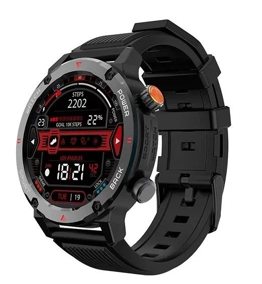 Смарт-годинник iMiLab iMiki D2 Black Silicone Strap