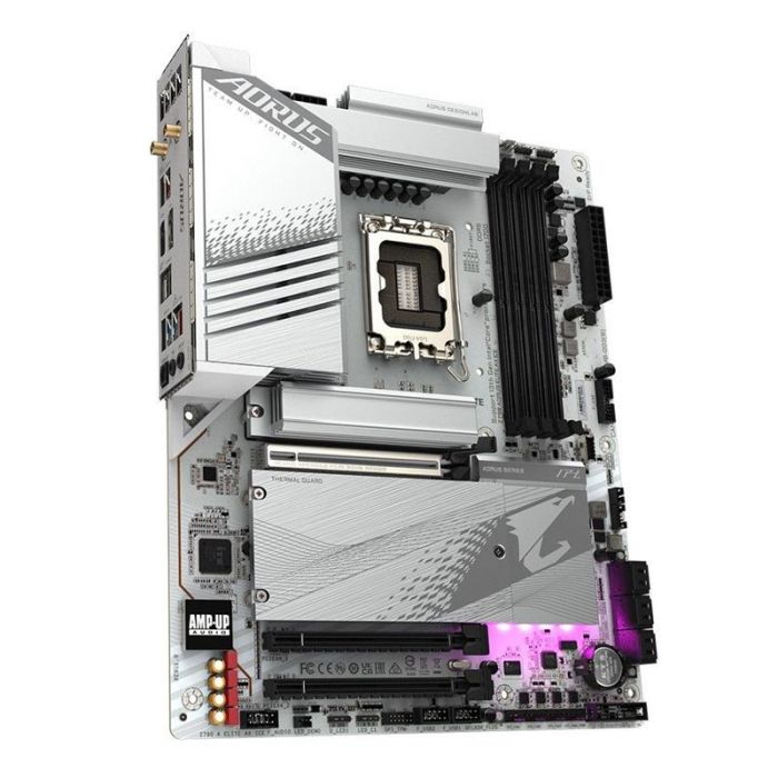 Материнська плата Gigabyte Z790 Aorus Elite AX Ice Socket 1700