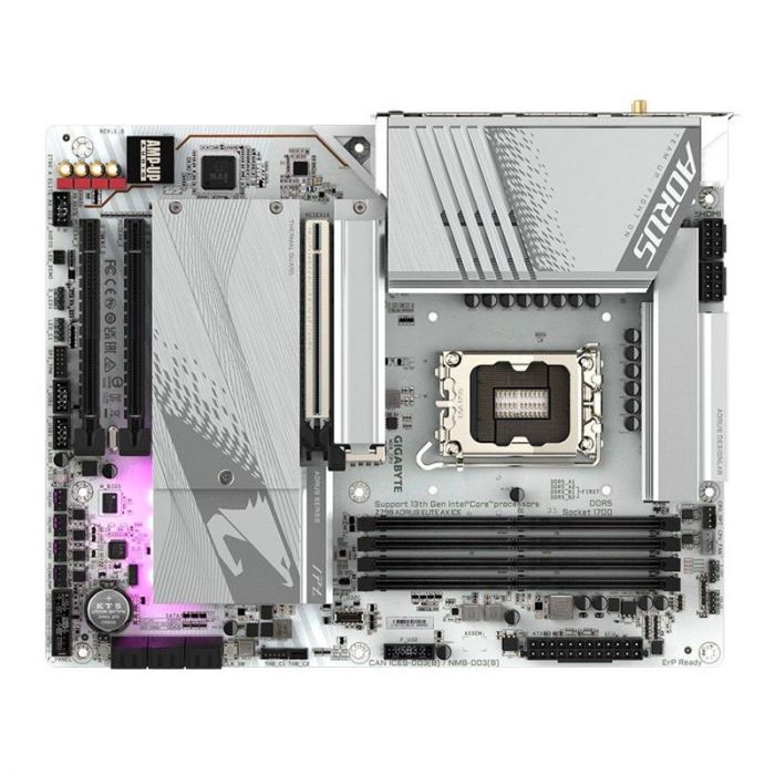 Материнська плата Gigabyte Z790 Aorus Elite AX Ice Socket 1700