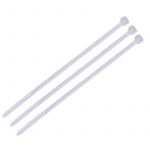 Стяжки Eserver 3,5*200 мм, 100 шт, білі (WT-7001-4x200)