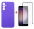 Чохол-накладка Dengos для Samsung Galaxy S23 FE SM-S711 Purple (DG-KM-12) + захисне скло