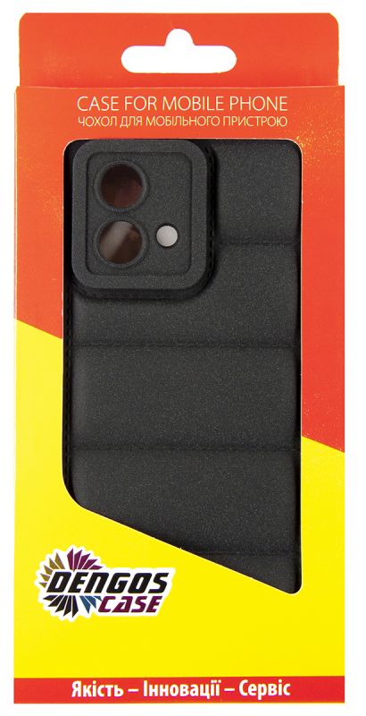 Чохол-накладка Dengos Soft для Motorola Moto G84 Black (DG-TPU-SOFT-41)