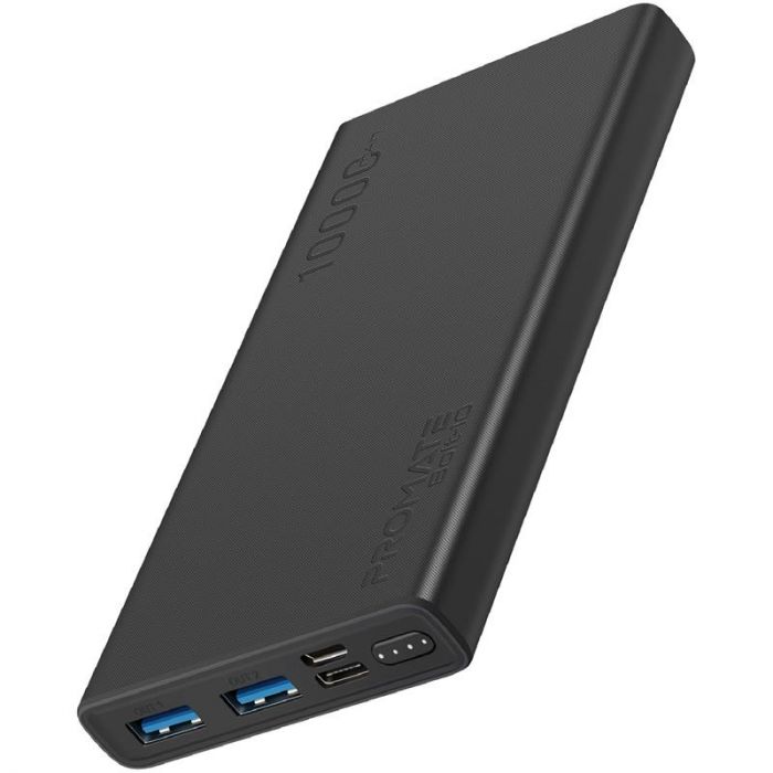 Універсальна мобільна батарея Promate Bolt-10 Black 10000mAh