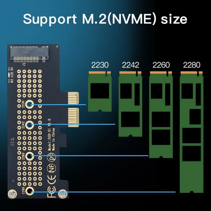 Плата-адаптер Fenvi SSD-X1 HS