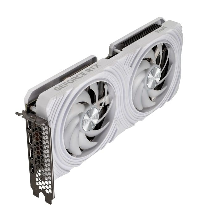 Відеокарта GF RTX 4070 12GB GDDR6X White Palit (NED4070019K9-1047L)