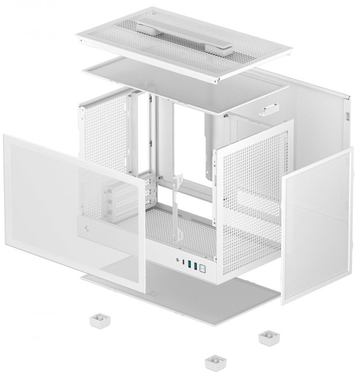 Корпус DeepCool CH160 White (R-CH160-WHNGI0-G-1) без БЖ