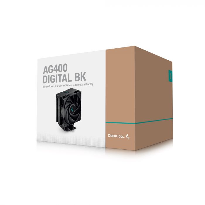 Кулер процесорний DeepCool AG400 Digital BK (R-AG400-BKNDMN-G-2)