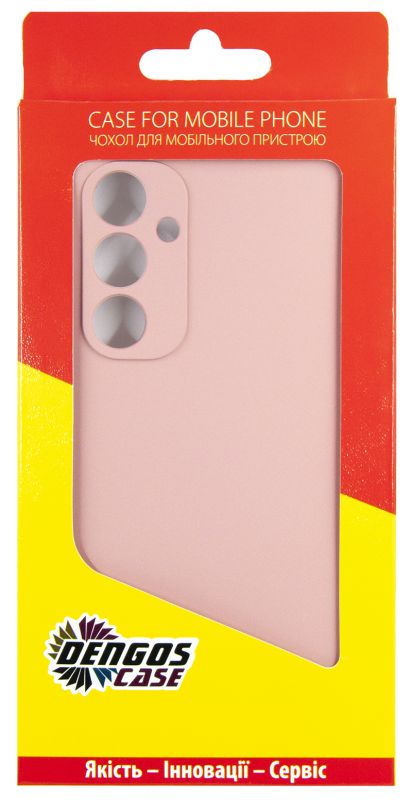 Чохол-накладка Dengos Soft для Samsung Galaxy A35 SM-A356 Pink (DG-TPU-SOFT-56)