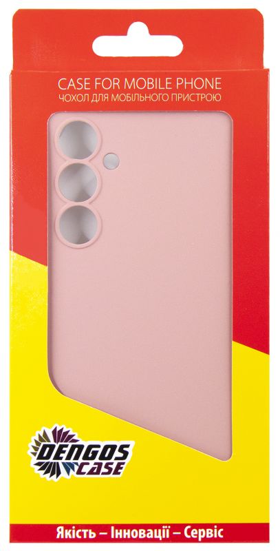 Чохол-накладка Dengos Soft для Samsung Galaxy A55 SM-A556 Pink (DG-TPU-SOFT-57)