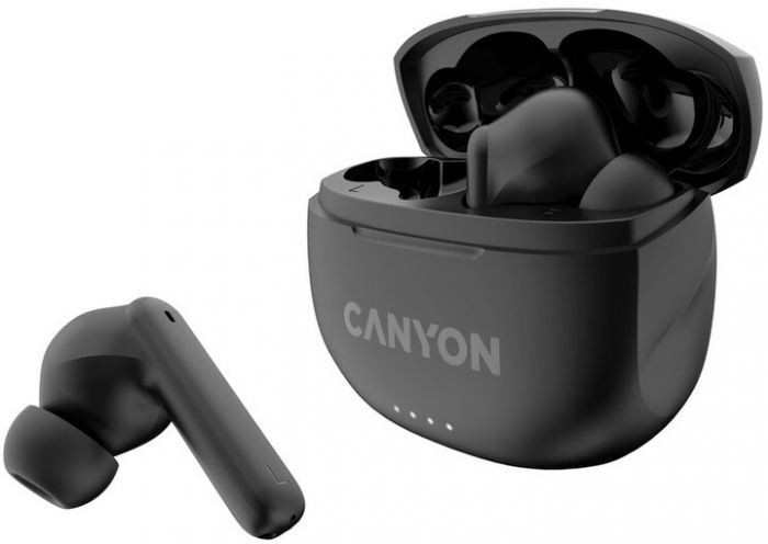 Bluetooth-гарнітура Canyon TWS-8 ENC Black (CNS-TWS8B)