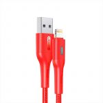 Кабель Usams US-SJ424 USB - Lightning (M/M), 0.6 м, Red (SJ424USB02)