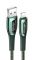 Кабель Usams US-SJ469 USB - Lightning (M/M), 1.2 м, Dark Green (SJ469USB02)